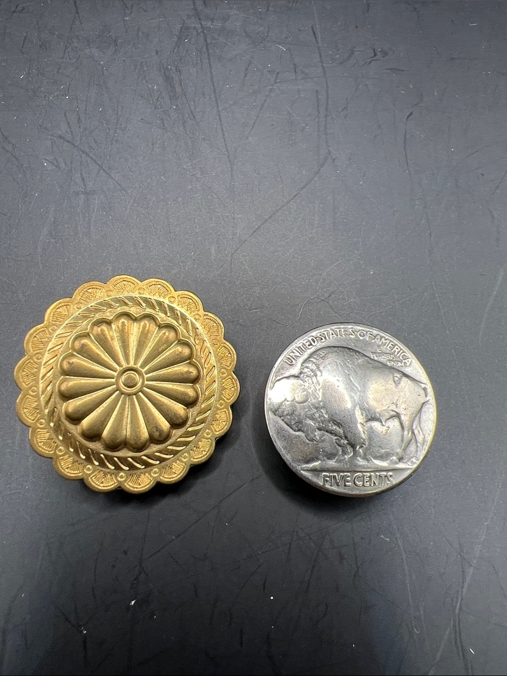 Single Western Button Covers.